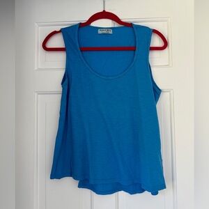 Michael Stars Blue “The Original Tee” Casual Tank Top in One Size